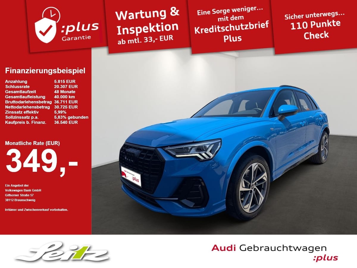 Audi Q3 40 TFSI quattro S line AHK MATRIX KAMERA NAV