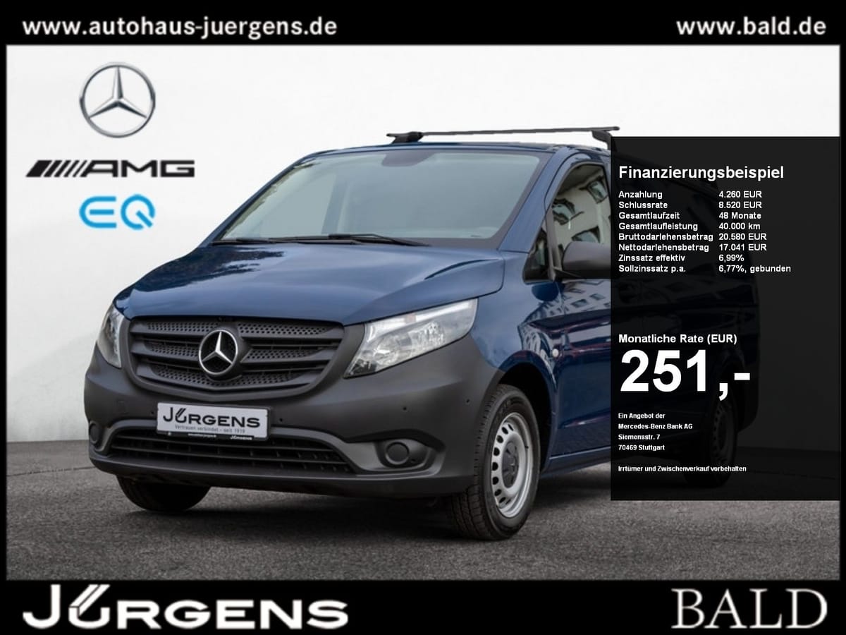 Mercedes-Benz VITO 110 Kasten/lang/AHK/Klima/Ausbau/Dachträger