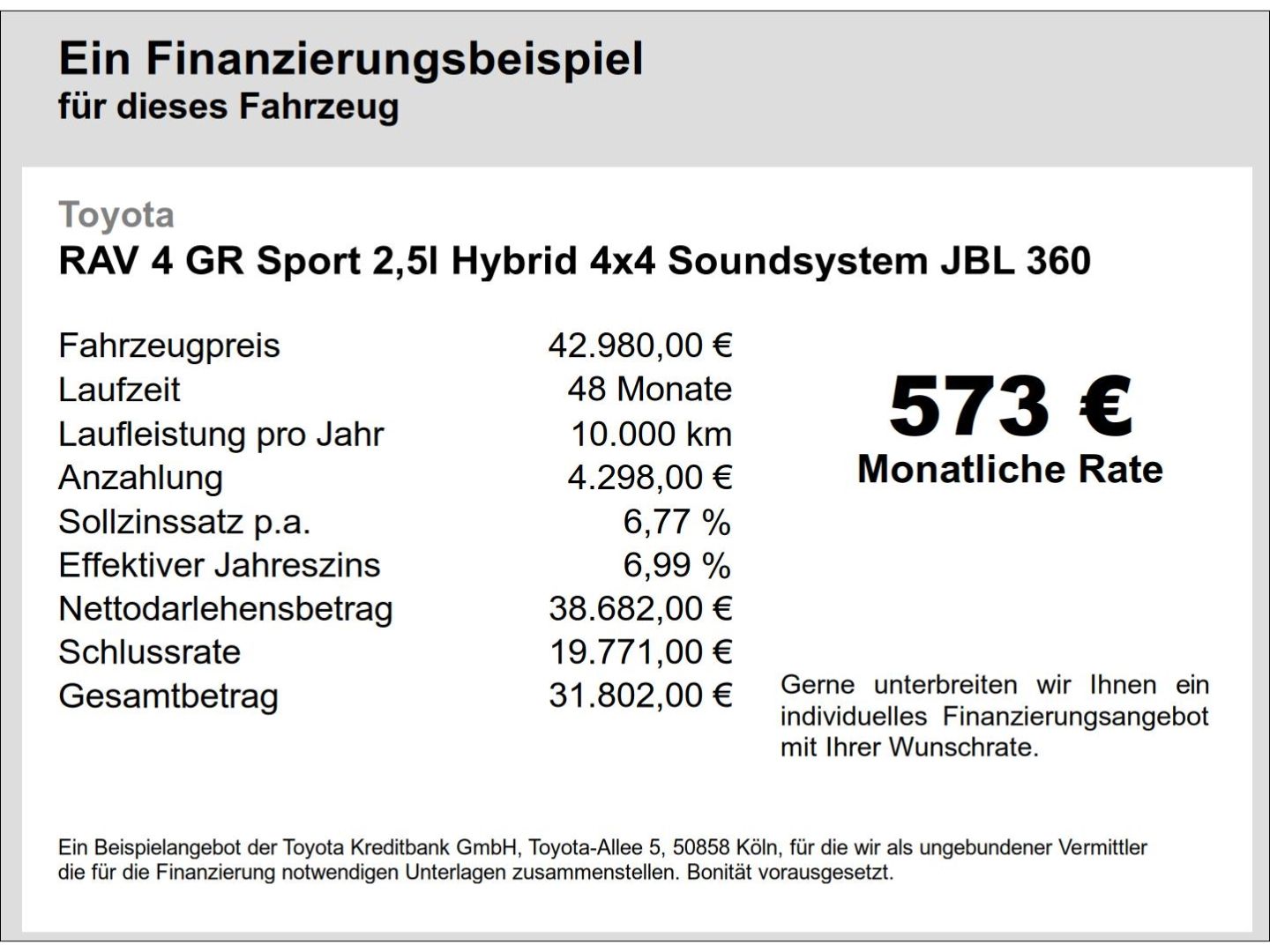 Toyota RAV 4 GR Sport 2,5l Hybrid 4x4 Soundsystem JBL 3 foto 2