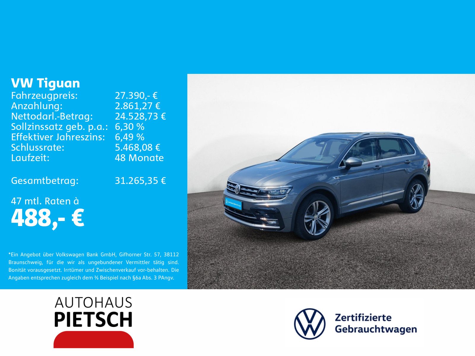 Volkswagen Tiguan 2.0 TDI DSG Highline R-Line DiscoverPro foto 2