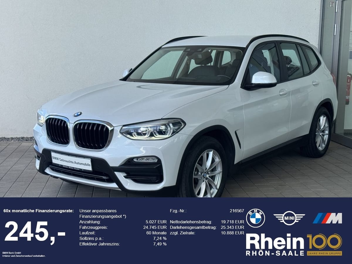 BMW X3 xDrive20d Navi.HUD.Hifi.AHK.DriveA.Komfort.SH