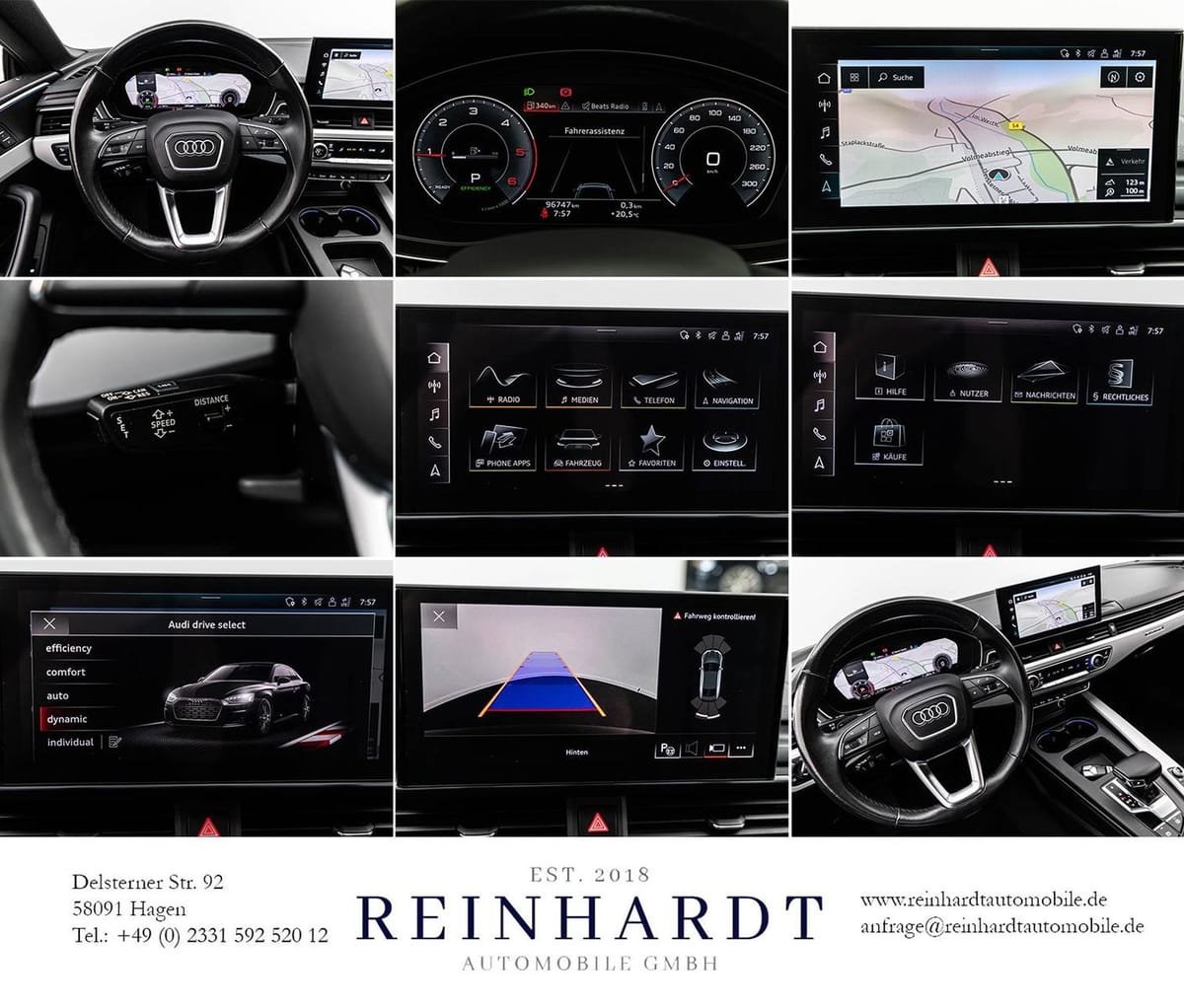 Audi A5 COUPE 40TDi Q ADVANCED BLACK ACC PANO KAMERA foto 22