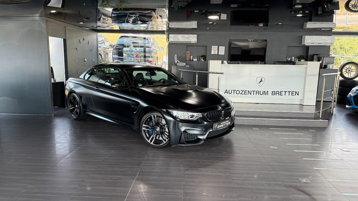BMW M4 Cabrio Competition Leder H&K HuD Kamera LED foto 2