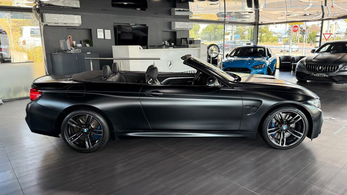 BMW M4 Cabrio Competition Leder H&K HuD Kamera LED foto 4