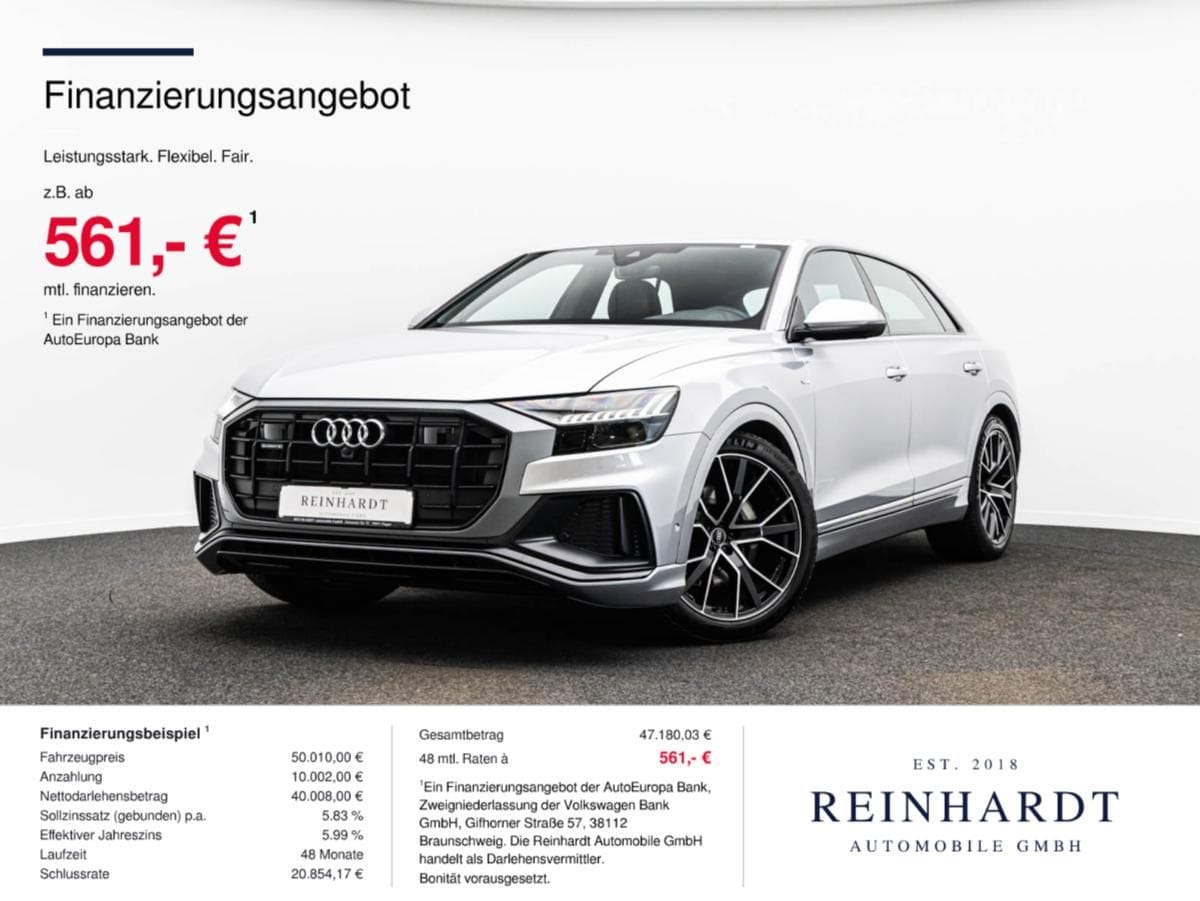 Audi Q8 50TDi Q 2x S LINE BLACK HD-MATRIX 22 ACC 360°