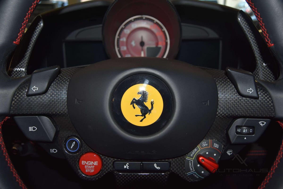 Ferrari F8 Tributo RACINGSEATS LIFT CARBON PASSENGERDISP foto 16