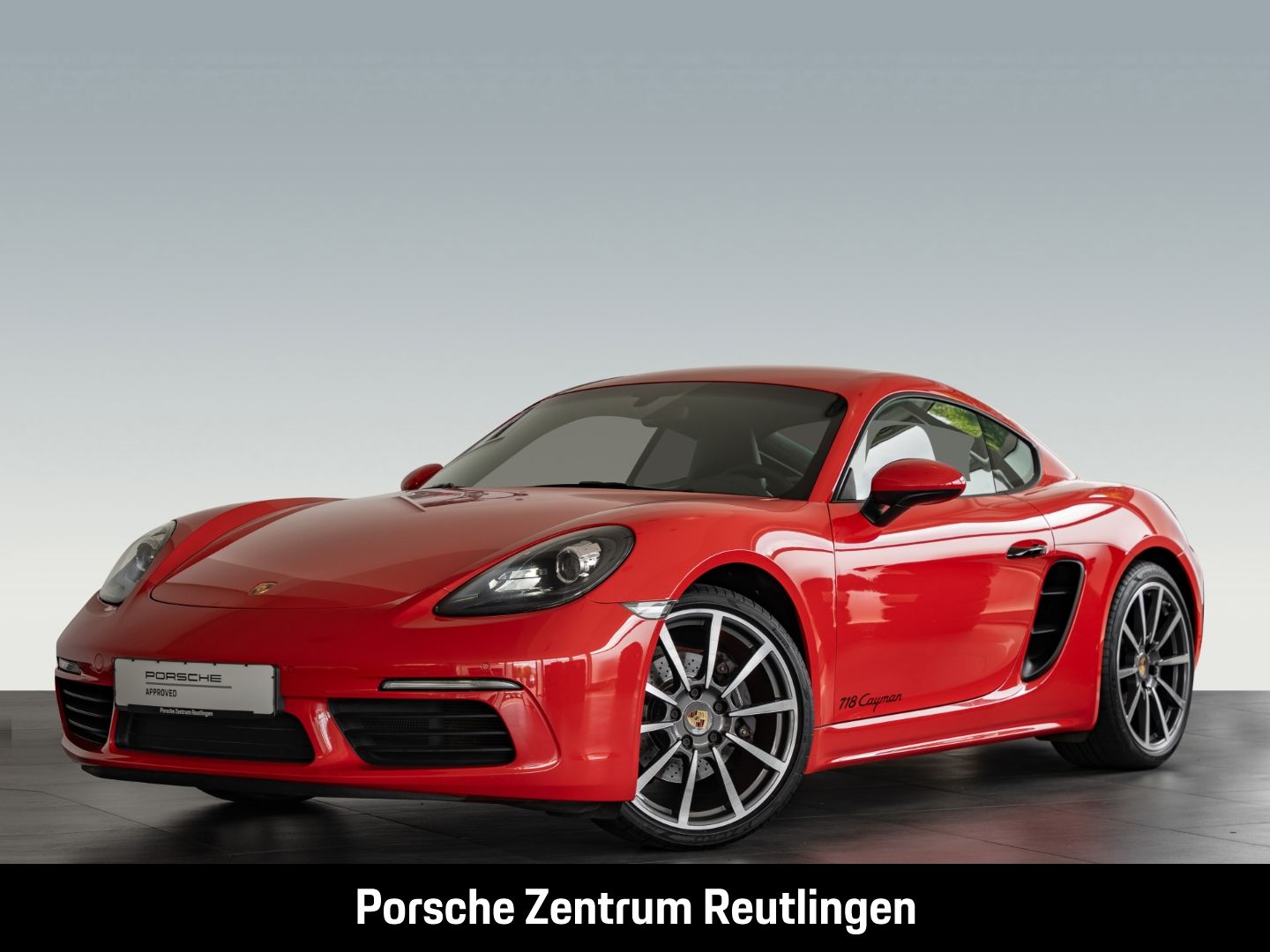 Porsche Cayman 718 20-Zoll Sportabgasanlage Indischrot foto 1
