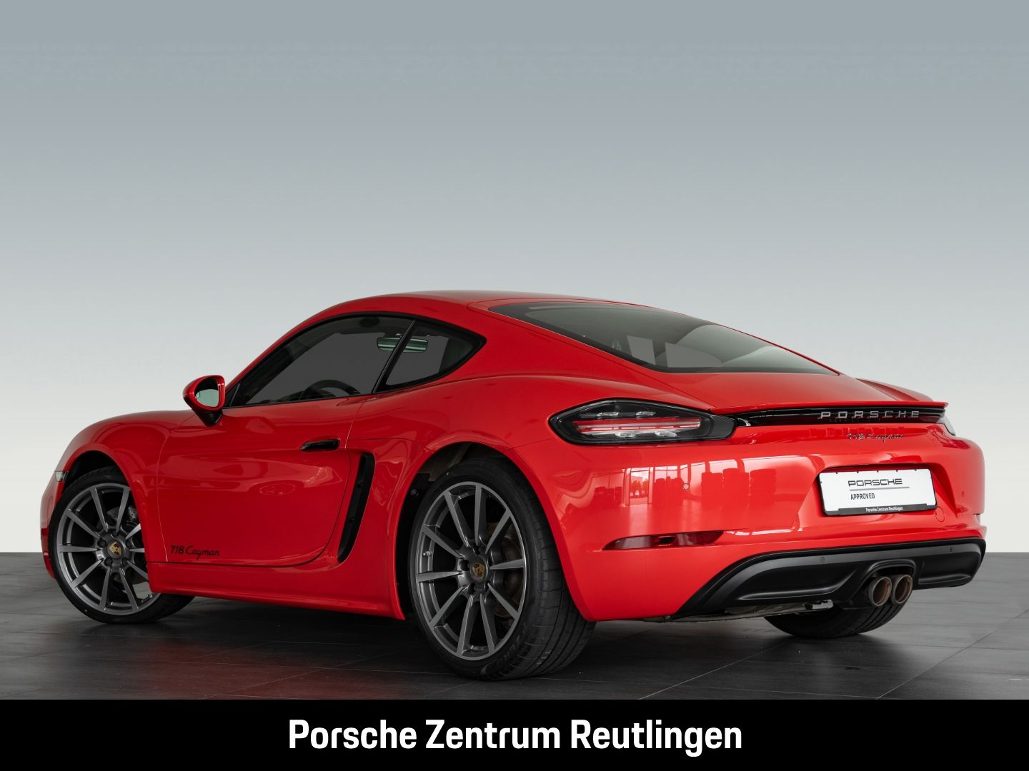 Porsche Cayman 718 20-Zoll Sportabgasanlage Indischrot foto 3