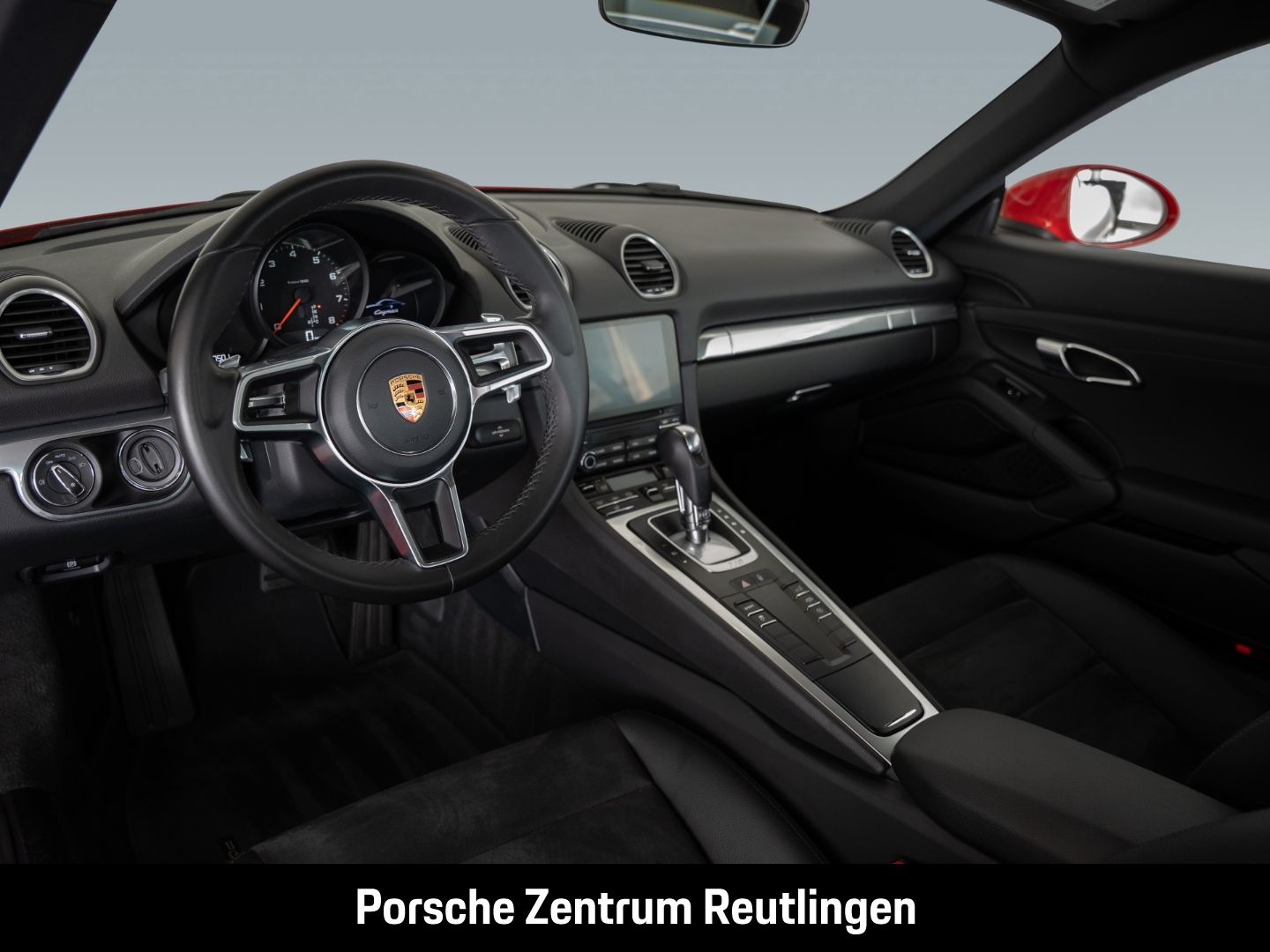 Porsche Cayman 718 20-Zoll Sportabgasanlage Indischrot foto 5