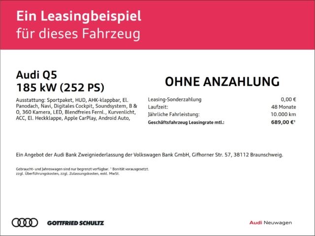 Audi Q5 Sportback e-hybrid quattro 2 x S-LINE PANO TE foto 2