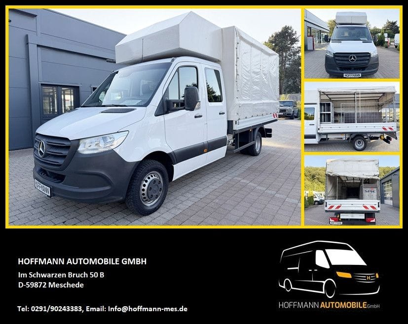 Mercedes-Benz Sprinter 519 CDI 3,0 V6 Pritsche Plane DoKa RWD