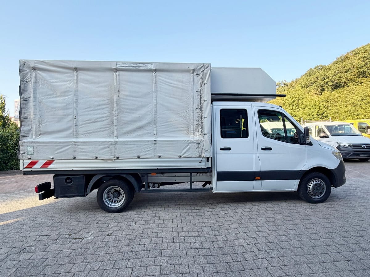 Mercedes-Benz Sprinter 519 CDI 3,0 V6 Pritsche Plane DoKa RWD foto 6