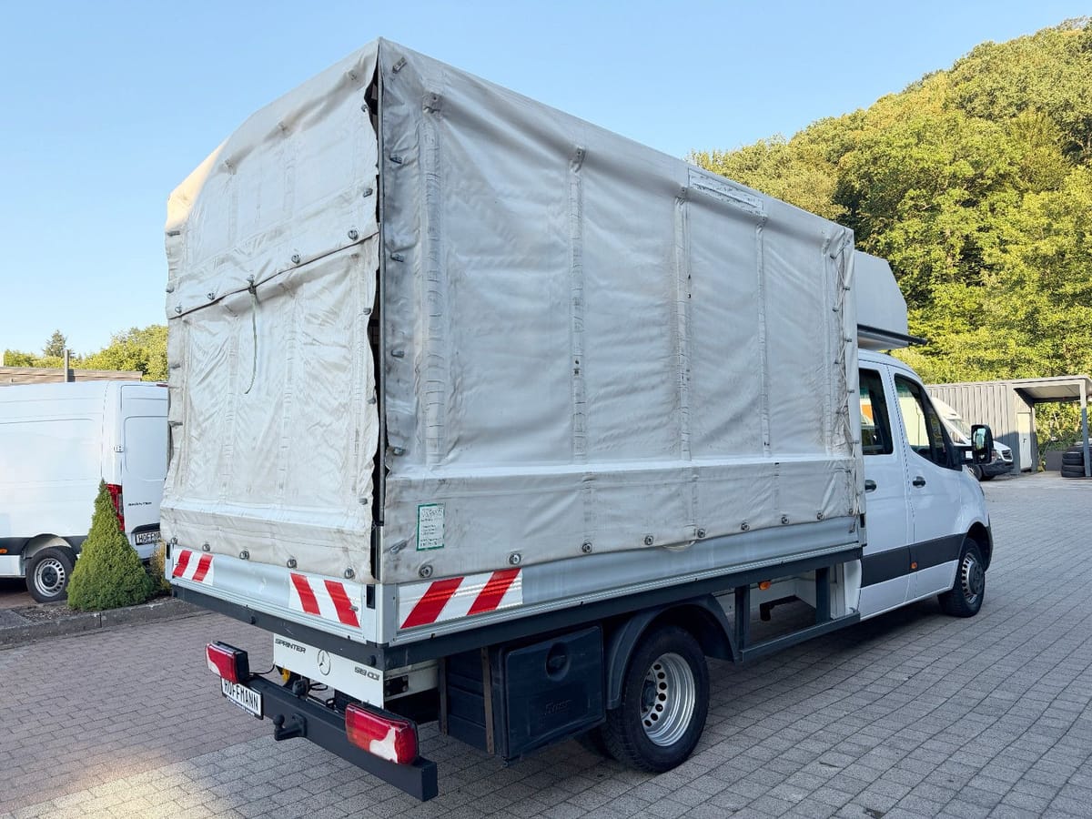 Mercedes-Benz Sprinter 519 CDI 3,0 V6 Pritsche Plane DoKa RWD foto 7