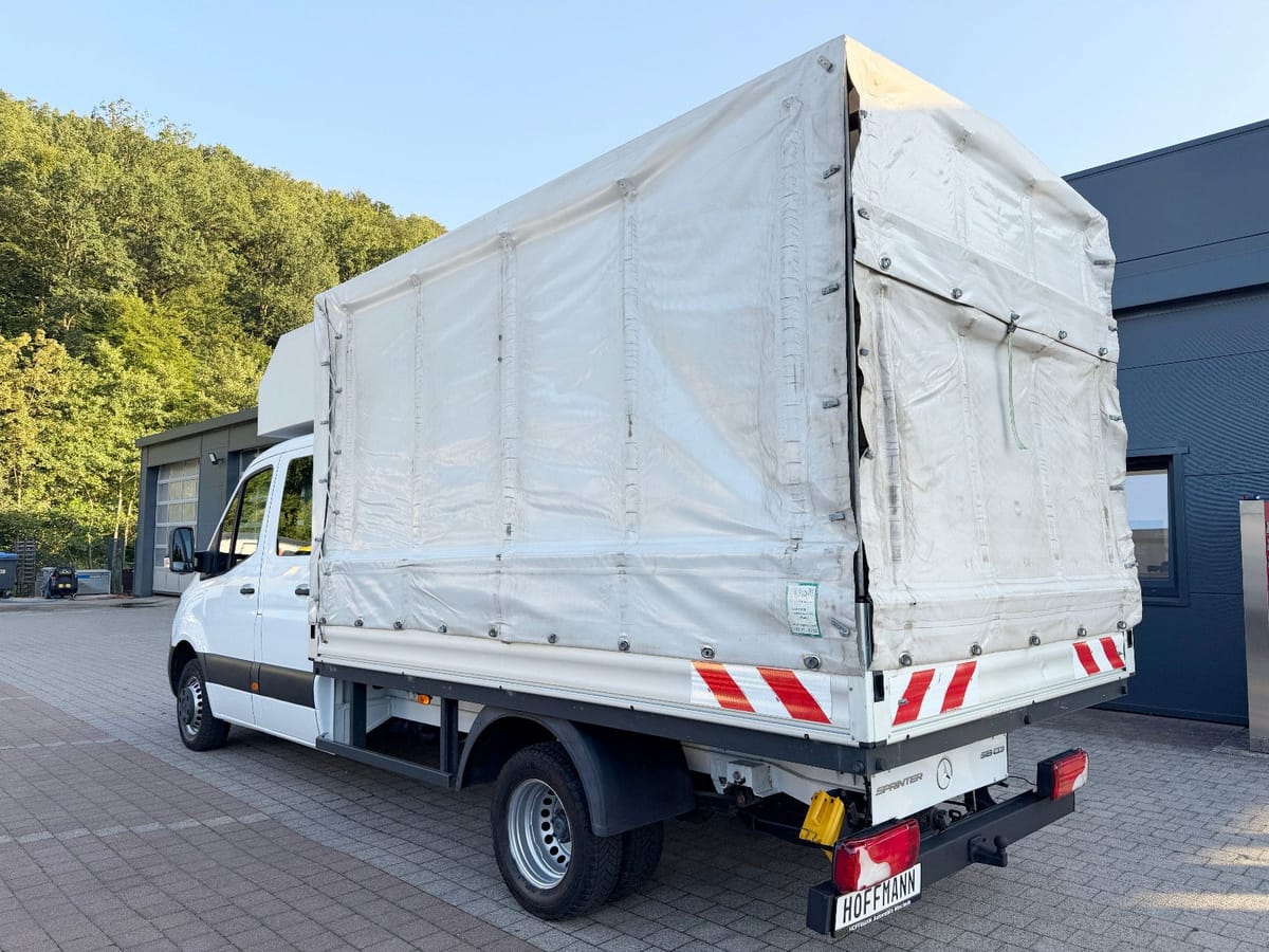 Mercedes-Benz Sprinter 519 CDI 3,0 V6 Pritsche Plane DoKa RWD foto 9