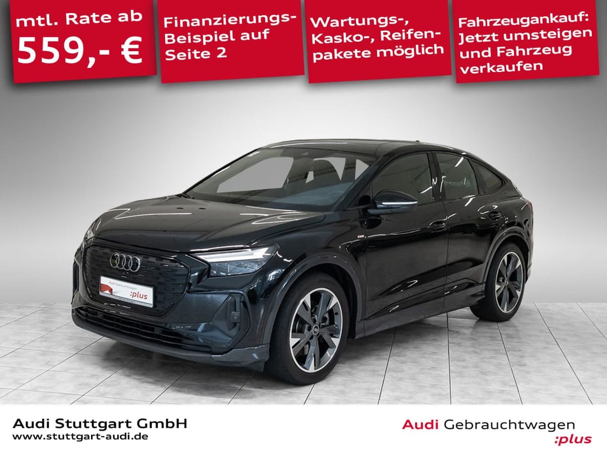 Audi Q4 Sportback e-tron 50 quattro S line Pano AHK