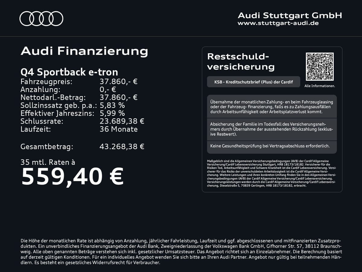 Audi Q4 Sportback e-tron 50 quattro S line Pano AHK foto 2