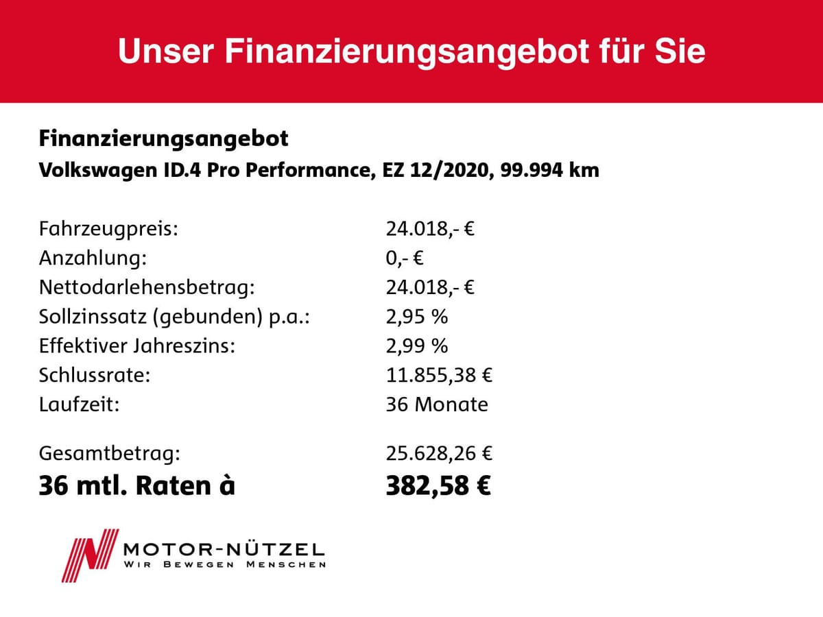 Volkswagen ID.4 Pro Performance 150KW PANO+AHK+ACC+WäPu+HUD foto 21