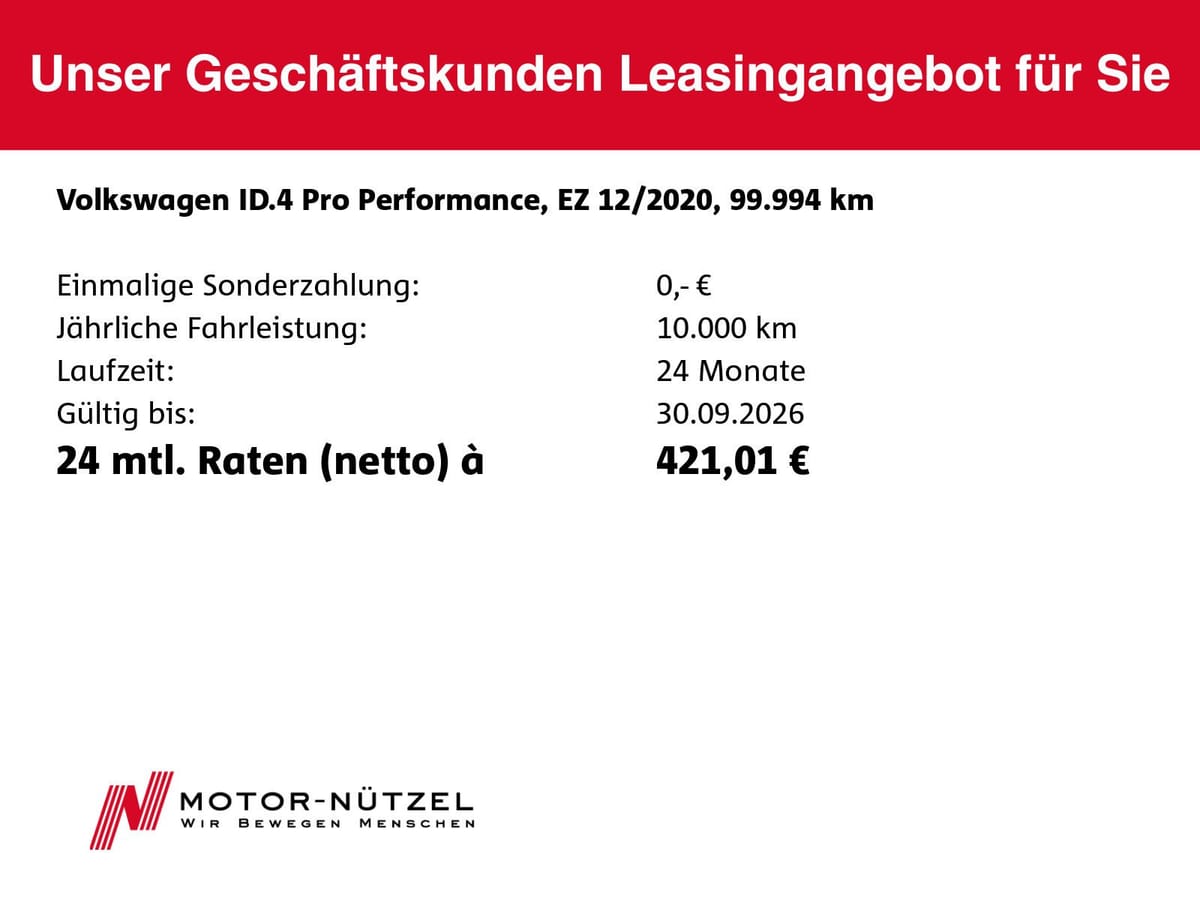 Volkswagen ID.4 Pro Performance 150KW PANO+AHK+ACC+WäPu+HUD foto 23