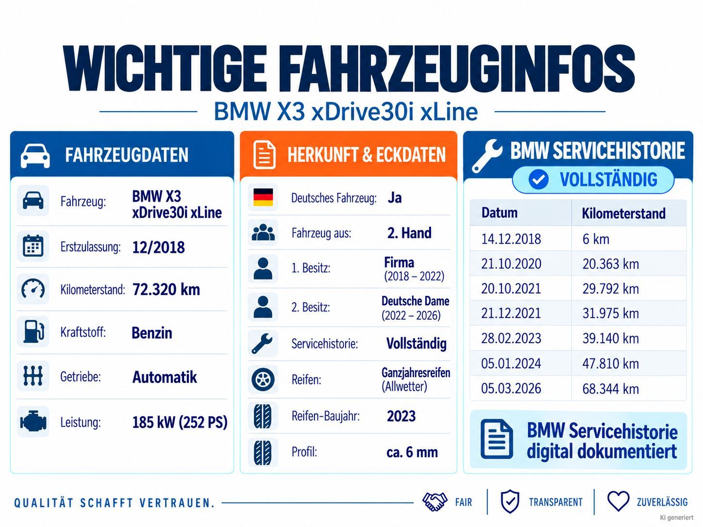 BMW X3 xDrive30i xLine PANO INDUKTION DEUTSCH foto 2
