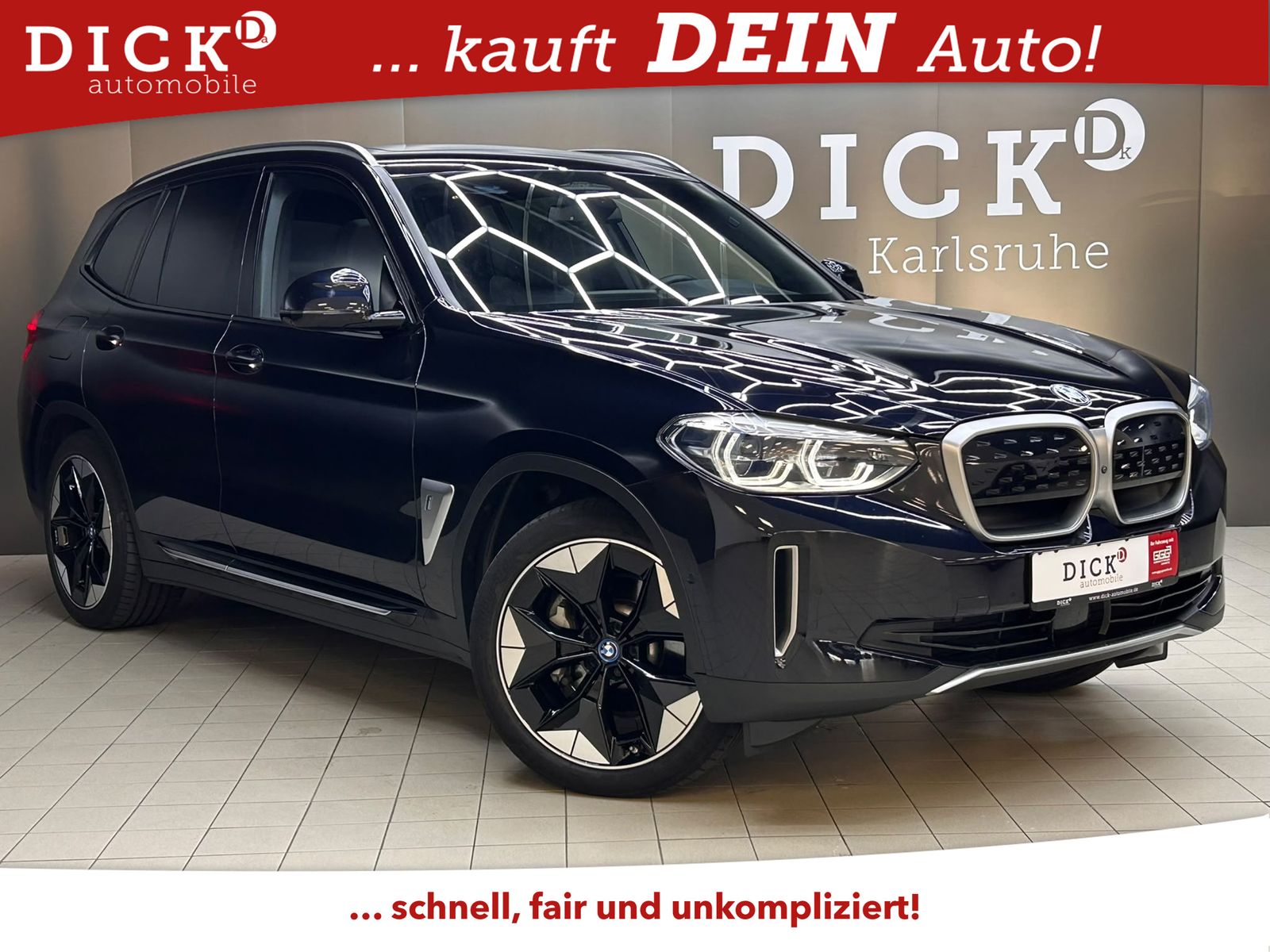 BMW iX3 Impressive PANO LEDER LED NAVI H&K HEAD AHK foto 1